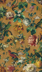 Claude Yellow Floral Wallpaper by Eijffinger