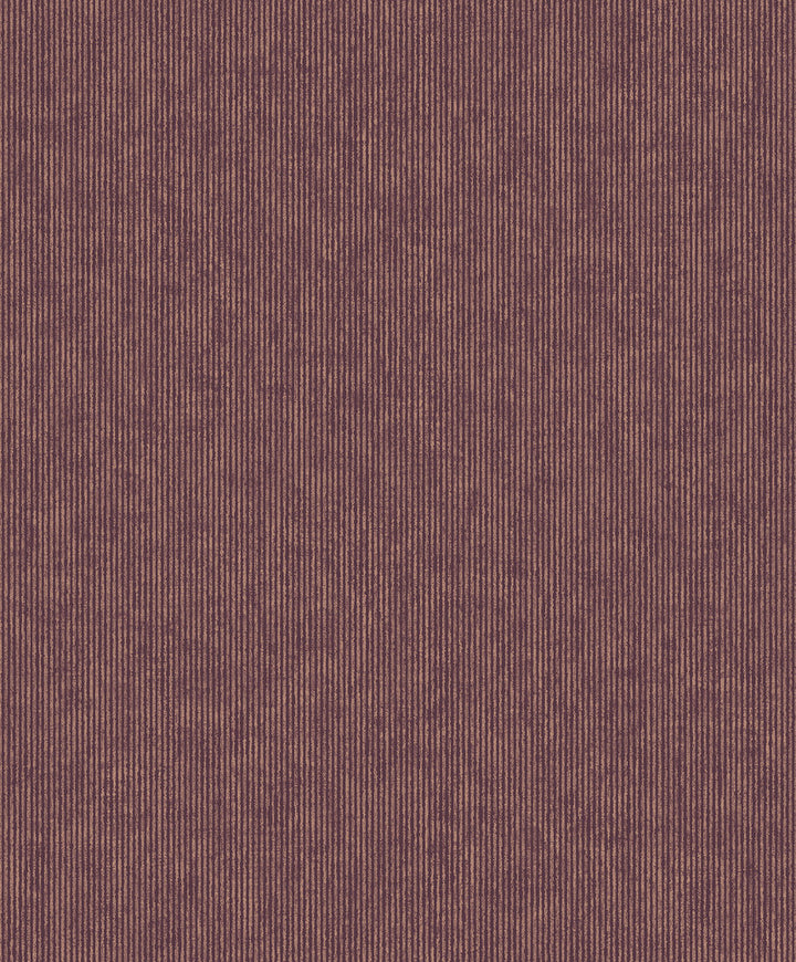 Leonardo Mauve Flock Stripe Wallpaper by Eijffinger Museum Covers about 56.4 square feet 20.5-in by 33-ft long roll Unpasted 0 - Fabric Carolina -