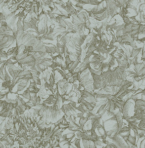 Auguste Sage Floral Wallpaper by Eijffinger