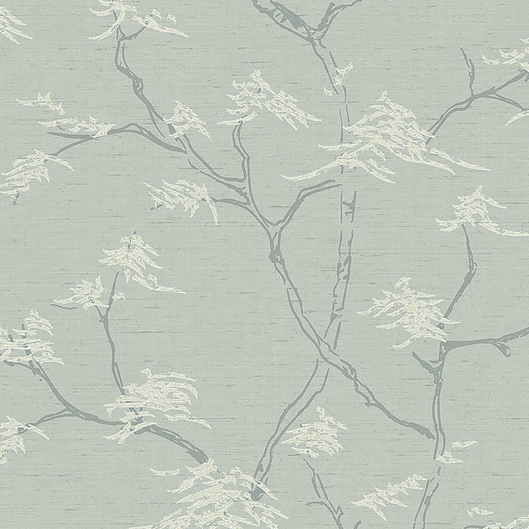 Temple Tree - Mineral by Schumacher Wallcovering