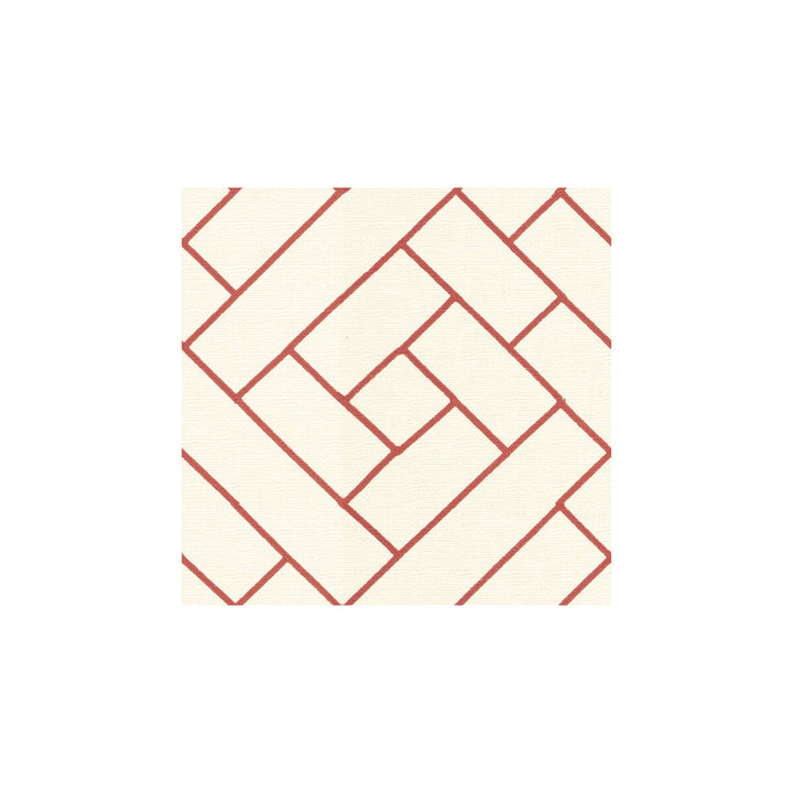 Lattice Work Vermillion by Kravet Couture Fabric Kravet Couture Fabric Lattice Work VermillionFabric LINEN - 78%;RAYON - 22% India </p><p>Repeat: H: 15, V: 15.5 51 - Fabric Carolina -