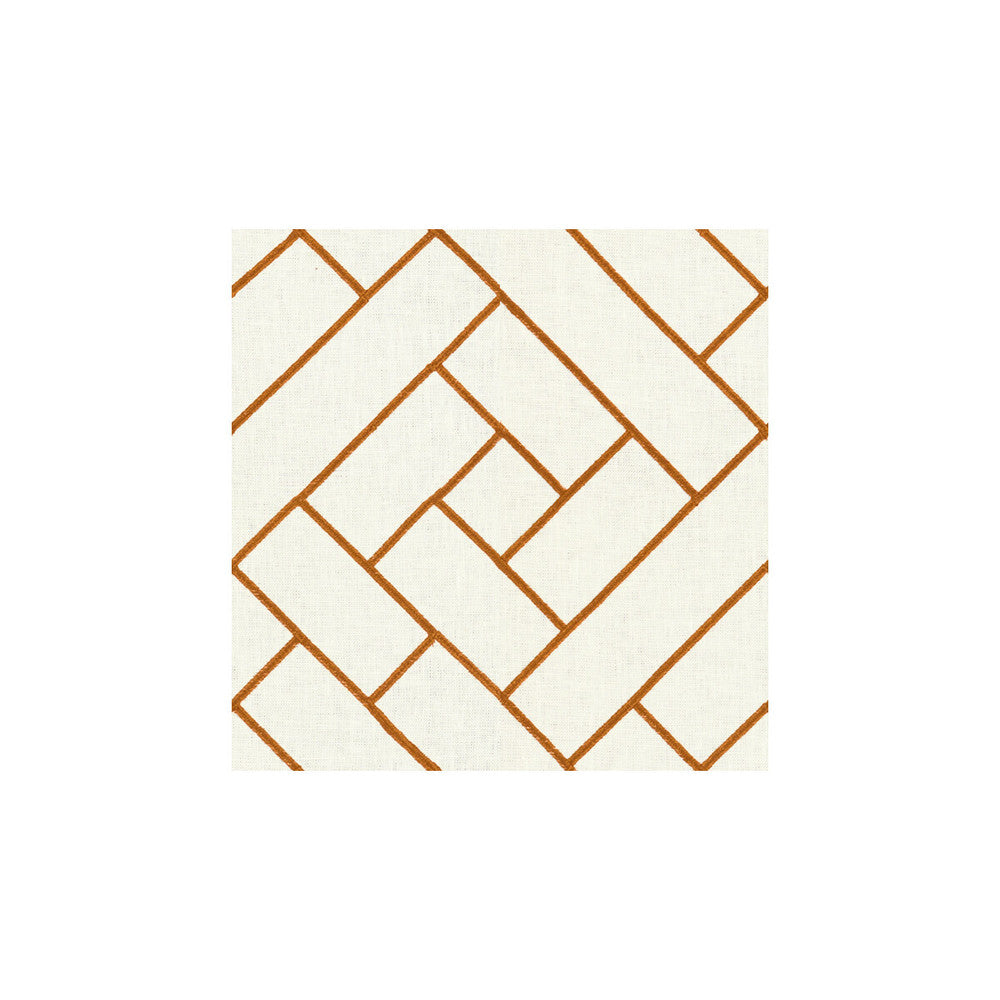 Lattice Work Saffron by Kravet Couture Fabric - LINEN - 78%;RAYON - 22% India - Horizontal: 15.5 and Vertical: 15.5 52 - Fabric Carolina -
