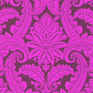 Purple Foil Damask Wallpaper by Eijffinger