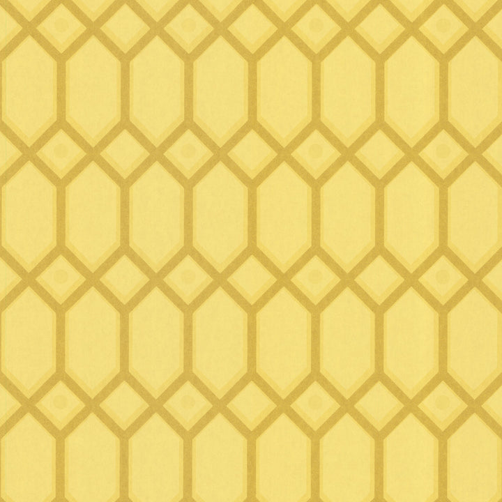Yellow Ironwork Wallpaper by Eijffinger Club Covers about 56.4 square feet 20.5-in by 33-ft long roll Unpasted 5 - Fabric Carolina -