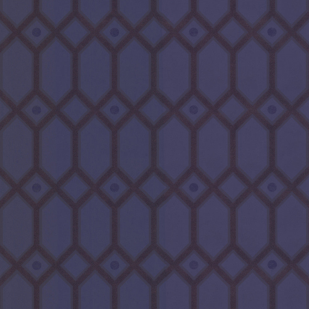 Purple Ironwork Wallpaper by Eijffinger Club Covers about 56.4 square feet 20.5-in by 33-ft long roll Unpasted 5 - Fabric Carolina -