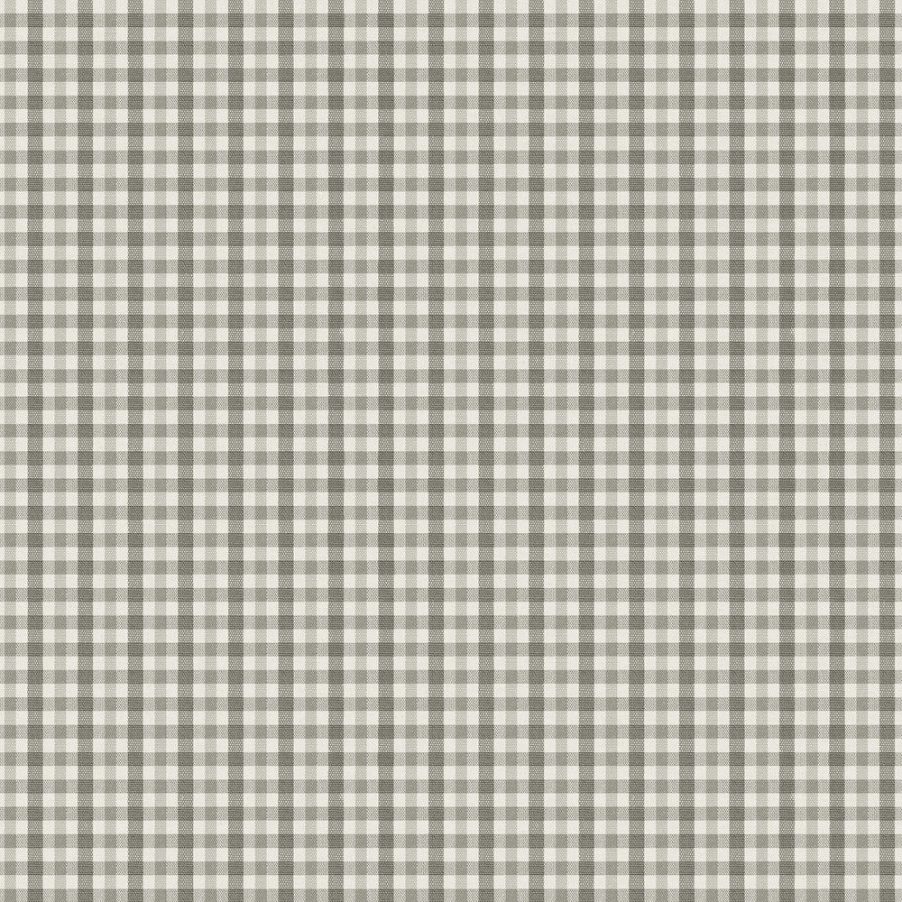 Roslin Dark Grey Check Wallpaper by Chesapeake Sage Hill Covers about 56.4 square feet 20.5-in by 33-ft long roll Unpasted 20.5 - Fabric Carolina -