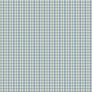 Roslin Aqua Check Wallpaper by Chesapeake