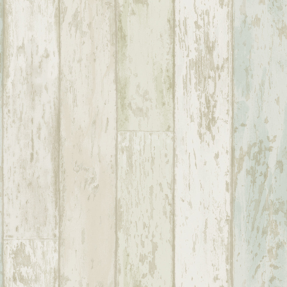 Alston Aqua Wood Wallpaper by Chesapeake Sage Hill Covers about 56.4 square feet 20.5-in by 33-ft long roll Unpasted 10 - Fabric Carolina -