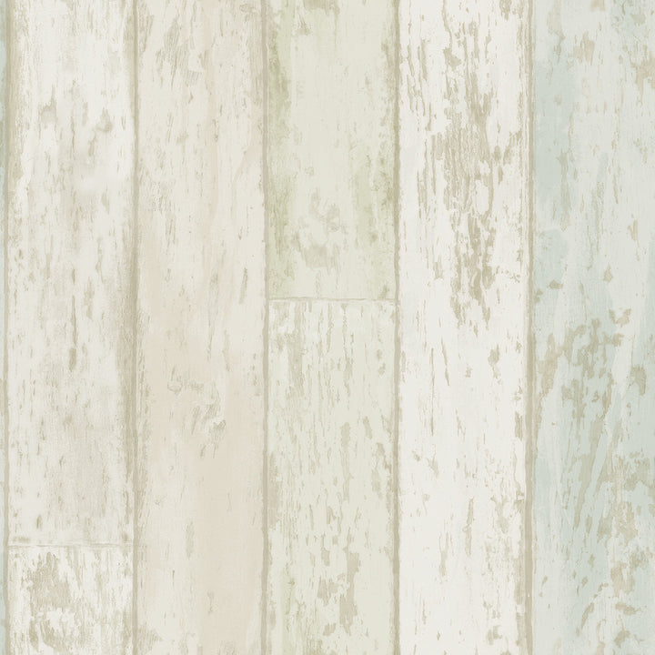 Alston Aqua Wood Wallpaper by Chesapeake Sage Hill Covers about 56.4 square feet 20.5-in by 33-ft long roll Unpasted 10 - Fabric Carolina -