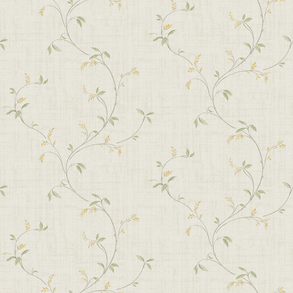 Madeley Grey Floral Scroll Wallpaper by Chesapeake Sage Hill Covers about 56.4 square feet 20.5-in by 33-ft long roll Unpasted 10 - Fabric Carolina -
