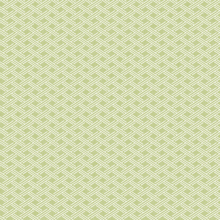 Sweetgrass Green Lattice Wallpaper by Chesapeake Seaside Living Covers about 56.4 square feet 20.5-in by 33-ft long roll Prepasted 20.5 - Fabric Carolina -