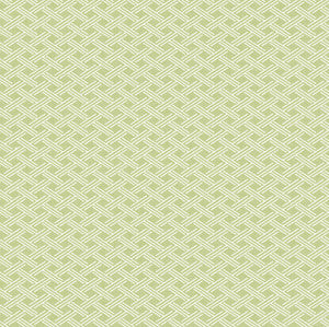 Sweetgrass Green Lattice Wallpaper by Chesapeake