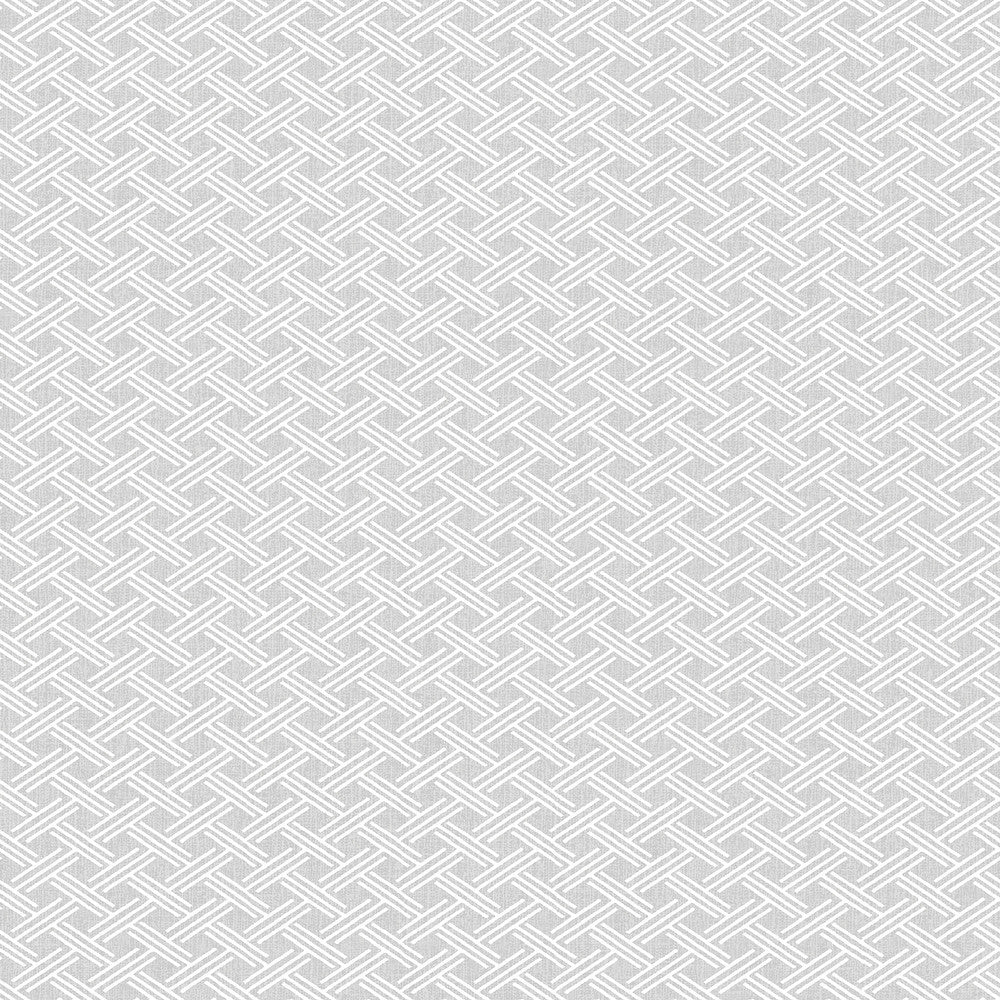 Sweetgrass Grey Trellis Wallpaper by Chesapeake Seaside Living Covers about 56.4 square feet 20.5-in by 33-ft long roll Prepasted 20.5 - Fabric Carolina -