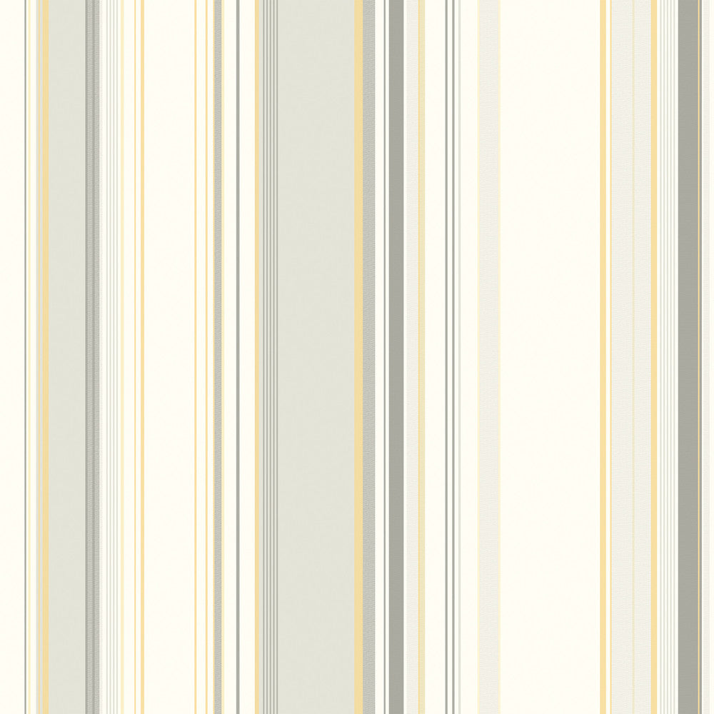 Cape Grey Grey Stripe Wallpaper by Chesapeake Seaside Living Covers about 56.4 square feet 20.5-in by 33-ft long roll Prepasted 0 - Fabric Carolina -
