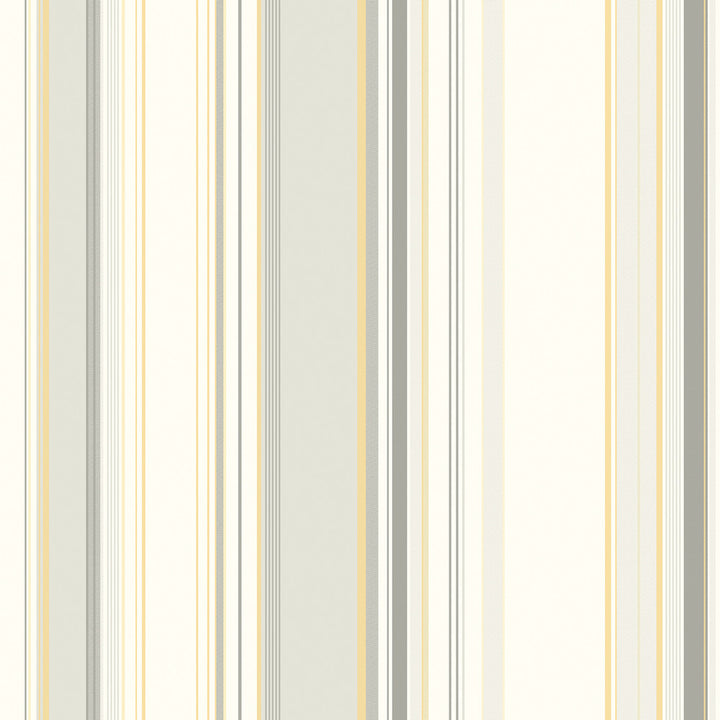 Cape Grey Grey Stripe Wallpaper by Chesapeake Seaside Living Covers about 56.4 square feet 20.5-in by 33-ft long roll Prepasted 0 - Fabric Carolina -