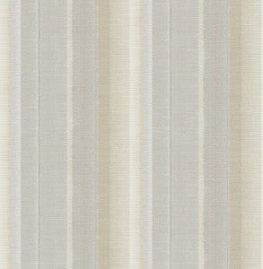 Flat Iron Silver Stripe Wallpaper by Chesapeake