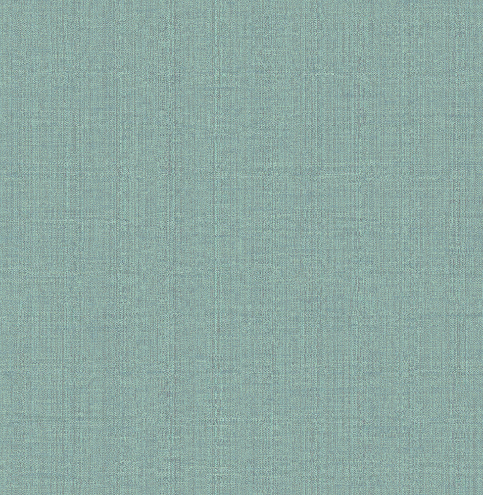 Chelsea Turquoise Weave Wallpaper by Chesapeake Manhattan Club Covers about 56.4 square feet 20.5-in by 33-ft long roll Unpasted 0 - Fabric Carolina -
