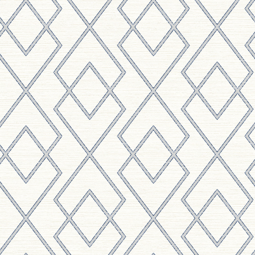 Blaze Eggshell Trellis Wallpaper by Chesapeake Farmhouse Covers about 56.4 square feet 20.5-in by 33-ft long roll Prepasted 20.9 - Fabric Carolina -