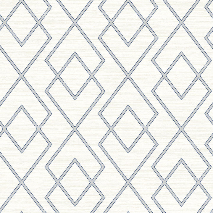 Blaze Eggshell Trellis Wallpaper by Chesapeake Farmhouse Covers about 56.4 square feet 20.5-in by 33-ft long roll Prepasted 20.9 - Fabric Carolina -