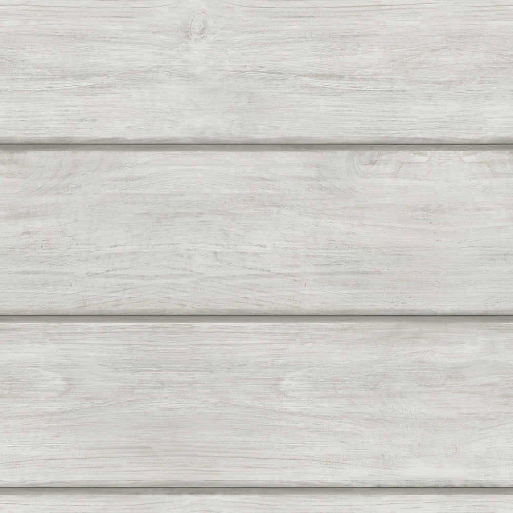 Cassidy Light Grey Wood Planks Wallpaper by Chesapeake Farmhouse Covers about 56.4 square feet 20.5-in by 33-ft long roll Prepasted 20.9 - Fabric Carolina -