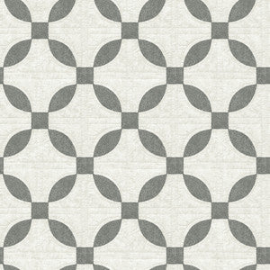Justice Charcoal Quilt Wallpaper by Chesapeake