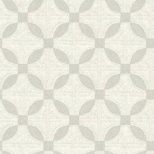 Justice Light Grey Quilt Wallpaper by Chesapeake