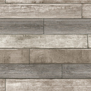 Emory Multicolor Reclaimed Wood Plank Peel & Stick Wallpaper by Chesapeake