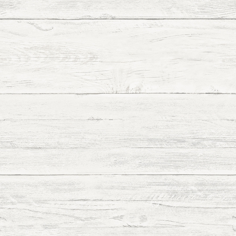 Jared Off White Shiplap Peel & Stick Wallpaper by Chesapeake Farmhouse Covers about 30.8 square feet 20.5-in by 18-ft long roll Peel & Stick 20.5 - Fabric Carolina -