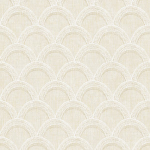 Bixby Beige Geometric Wallpaper by Chesapeake