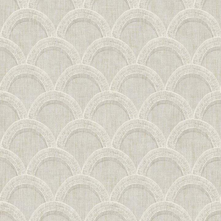 Bixby Grey Geometric Wallpaper by Chesapeake The Vineyard Covers about 56.4 square feet 20.5-in by 33-ft long roll Prepasted 20.5 - Fabric Carolina -