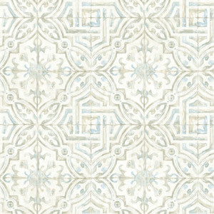 Sonoma Taupe Spanish Tile Wallpaper by Chesapeake