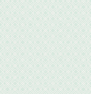 Napa Mint Geometric Wallpaper by Chesapeake