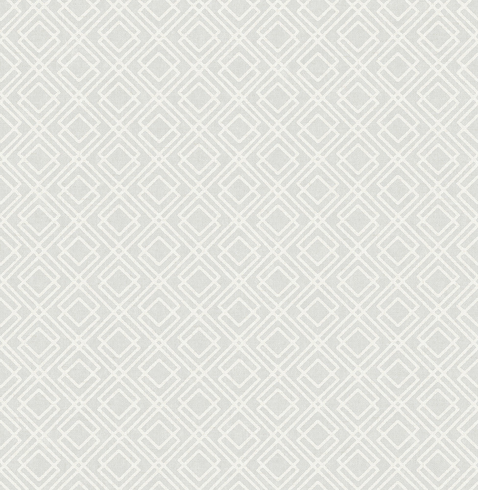 Napa Light Grey Grey Geometric Wallpaper by Chesapeake The Vineyard Covers about 56.4 square feet 20.5-in by 33-ft long roll Prepasted 20.9 - Fabric Carolina -