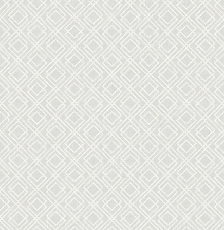Napa Light Grey Grey Geometric Wallpaper by Chesapeake The Vineyard Covers about 56.4 square feet 20.5-in by 33-ft long roll Prepasted 20.9 - Fabric Carolina -