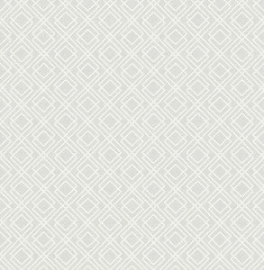Napa Light Grey Grey Geometric Wallpaper by Chesapeake