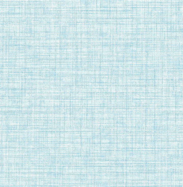 Mendocino Blue Linen Wallpaper by Chesapeake The Vineyard Covers about 56.4 square feet 20.5-in by 33-ft long roll Unpasted 0 - Fabric Carolina -