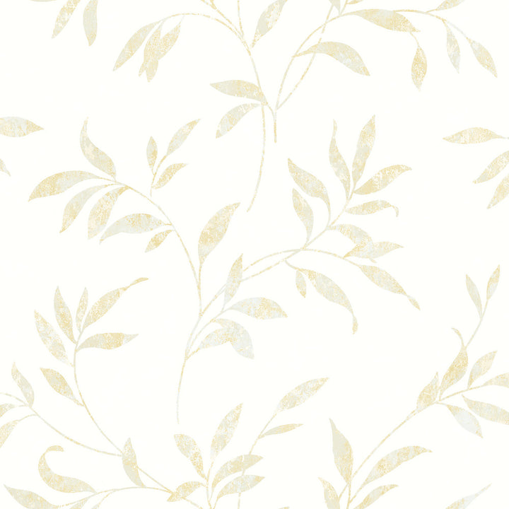 Sanibel Cream Trail Wallpaper by Chesapeake The Vineyard Covers about 56.4 square feet 20.5-in by 33-ft long roll Prepasted 20.5 - Fabric Carolina -
