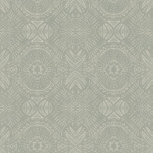Java Beige Medallion Wallpaper by Chesapeake