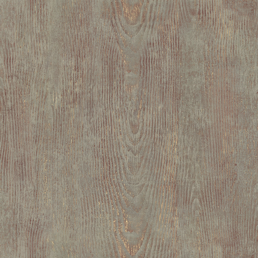 Drifter Brown Wood Wallpaper by Chesapeake Birch & Sparrow Covers about 56.4 square feet 20.5-in by 33-ft long roll Prepasted 20.5 - Fabric Carolina -