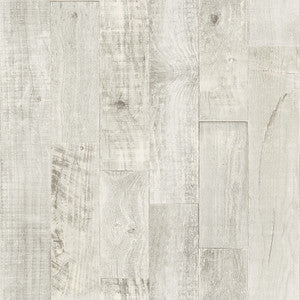 Chebacco Light Grey Wooden Planks Wallpaper by Chesapeake