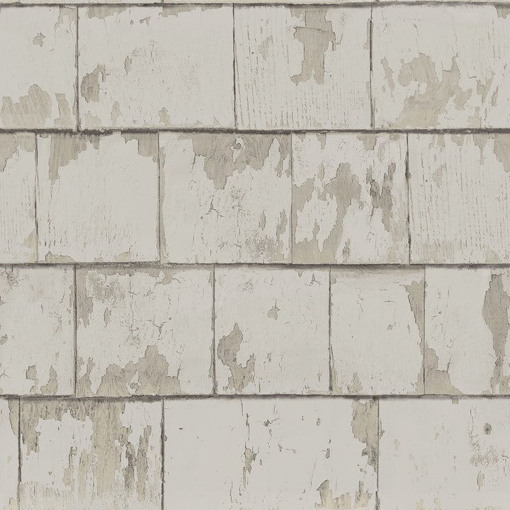 Clint Grey Weathered Wood Wallpaper by Chesapeake Kindred Covers about 56.4 square feet 20.5-in by 33-ft long roll Prepasted 20.5 - Fabric Carolina -