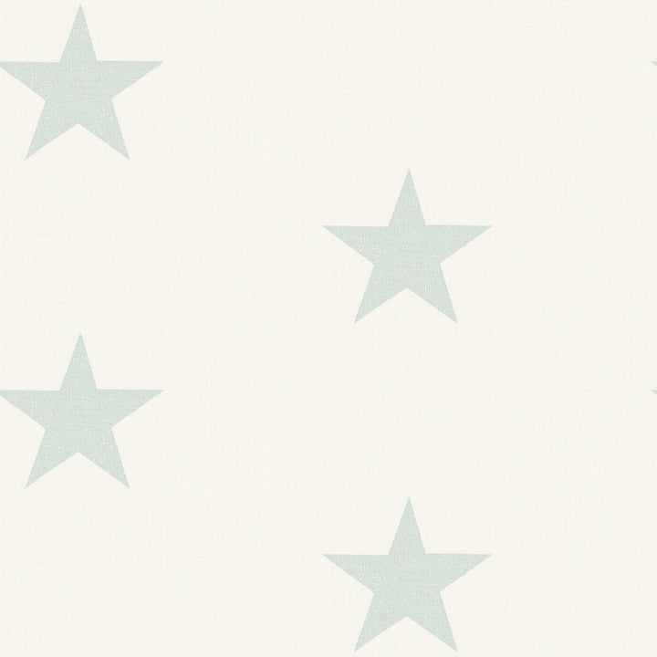 Mcgraw Teal Stars Wallpaper by Chesapeake Kindred Covers about 56.4 square feet 20.5-in by 33-ft long roll Prepasted 20.5 - Fabric Carolina -
