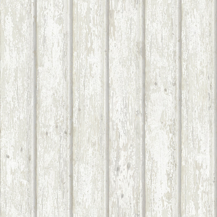 Jack White Weathered Clapboards Wallpaper by Chesapeake Kindred Covers about 56.4 square feet 20.5-in by 33-ft long roll Prepasted 20.5 - Fabric Carolina -
