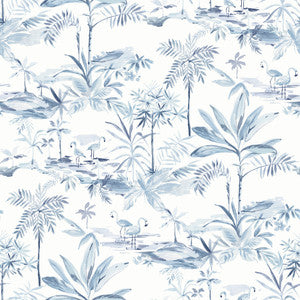 Lagoon Blue Scenic Island Wallpaper by Chesapeake