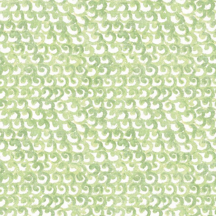 Saltwater Green Wave Wallpaper by Chesapeake Sanibel Covers about 56.4 square feet 20.5-in by 33-ft long roll Prepasted 20.5 - Fabric Carolina -
