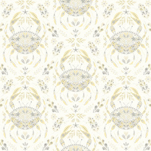 Annapolis Grey Crustation Wallpaper by Chesapeake