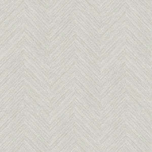 Caladesi Light Grey Faux Linen Wallpaper by Chesapeake