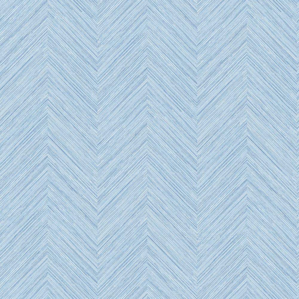 Caladesi Light Blue Faux Linen Wallpaper by Chesapeake Sanibel Covers about 56.4 square feet 20.5-in by 33-ft long roll Prepasted 20.5 - Fabric Carolina -