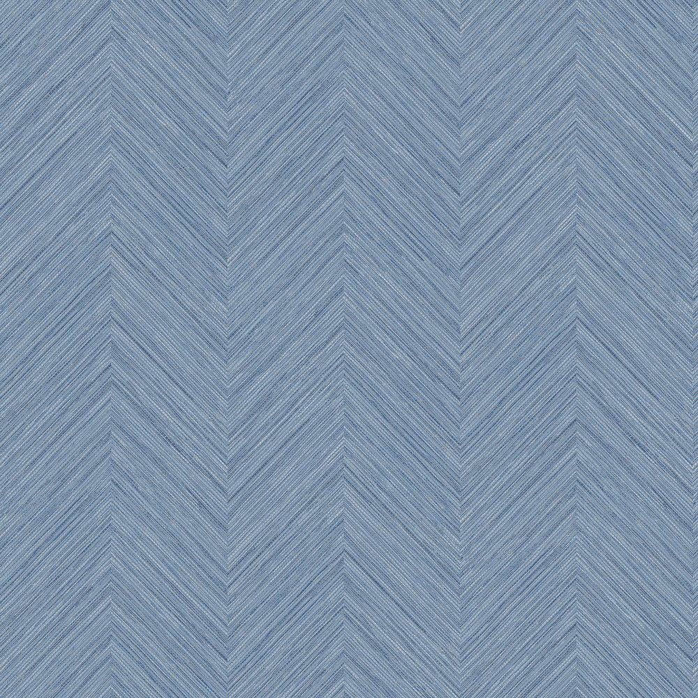 Caladesi Blue Linen Wallpaper by Chesapeake Sanibel Covers about 56.4 square feet 20.5-in by 33-ft long roll Prepasted 20.5 - Fabric Carolina -
