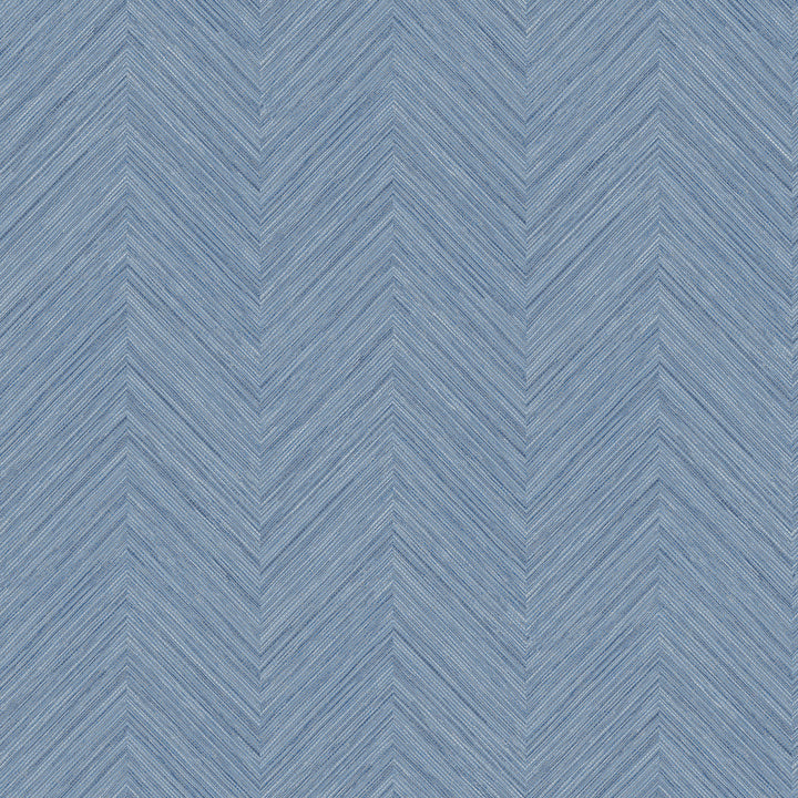 Caladesi Blue Linen Wallpaper by Chesapeake Sanibel Covers about 56.4 square feet 20.5-in by 33-ft long roll Prepasted 20.5 - Fabric Carolina -